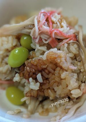カニカマ炊き込みご飯-レシピのメイン写真