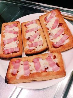 簡単サクサクヘルシー☆油揚げピザ-レシピのメイン写真