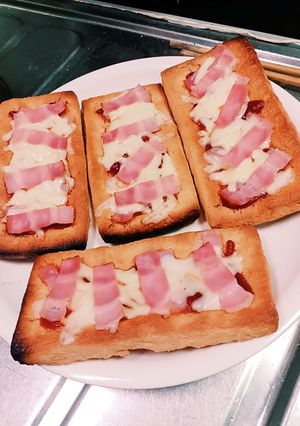 簡単サクサクヘルシー☆油揚げピザ-レシピのメイン写真