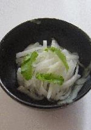 大根の酢の物-レシピのメイン写真