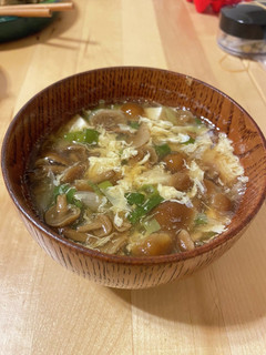 なめこ　中華スープ　簡単スープ　豆腐　-レシピのメイン写真