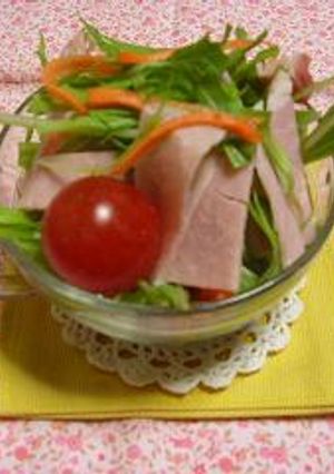 水菜のサラダ-レシピのメイン写真