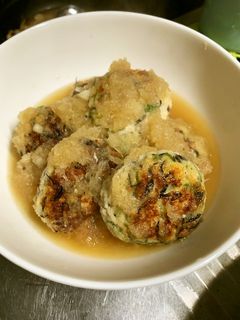 鶏むね肉のつくねみぞれ煮-レシピのメイン写真