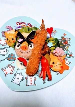 ポケモンランチプレート-レシピのメイン写真