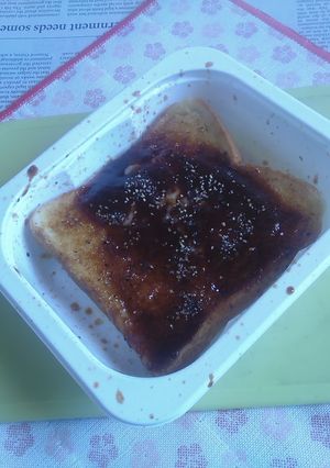 レンチンで食パンのお手軽ラスク風V8-レシピのメイン写真
