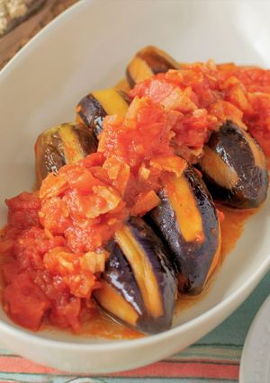 なすのコクうま♪塩こうじトマト煮-レシピのメイン写真