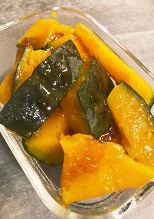 時短かぼちゃの甘辛煮-レシピのメイン写真