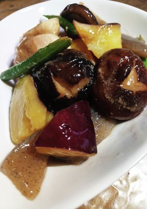 おばあちゃん家の秋野菜の治部煮☆-レシピのメイン写真