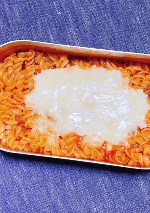 【災害・キャンプ飯】ミートソースマカロニ-レシピのメイン写真