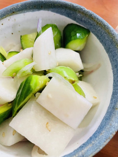 青いトマトでお漬物-レシピのメイン写真