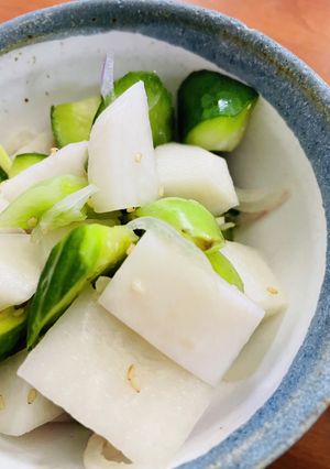 青いトマトでお漬物-レシピのメイン写真
