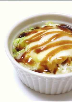 残ったキャベツで♪簡単巣ごもり卵-レシピのメイン写真