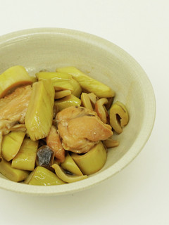 ごはんがすすむ!四方竹と鶏肉の味噌炒め-レシピのメイン写真