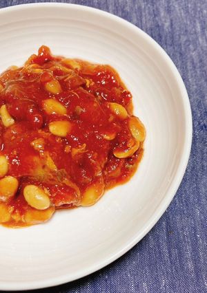 【災害・キャンプ飯】さばのトマト煮-レシピのメイン写真