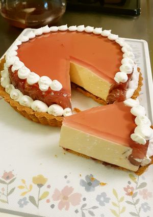ぶどうのコンポートでババロワタルト♡-レシピのメイン写真