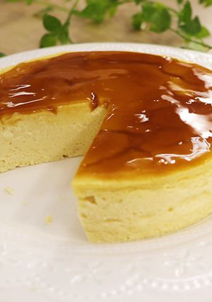 材料3つだけ！濃厚プリンチーズケーキ-レシピのメイン写真