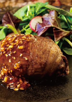 長崎和牛の肉巻きハンバーグ-レシピのメイン写真