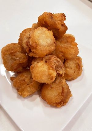 ベビーホタテの唐揚げ-レシピのメイン写真