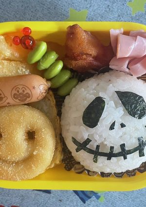 ナイトメアジャックおにぎりお弁当.｡ﾟ+-レシピのメイン写真