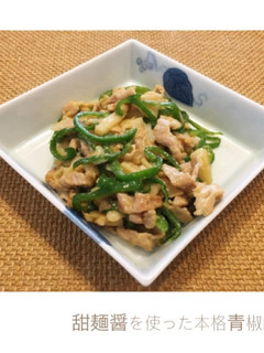 甜麺醤を使った本格青椒肉絲-レシピのメイン写真