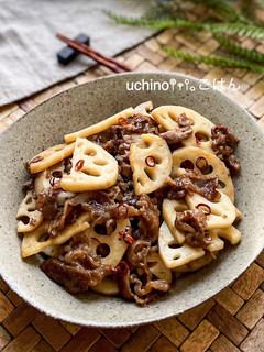 れんこんと牛肉のとろりん♡きんぴら-レシピのメイン写真