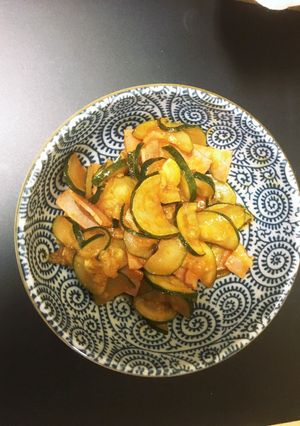 ズッキーニのケチャップ煮-レシピのメイン写真