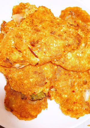 食べやすい！ミニ豆腐キムチチヂミ-レシピのメイン写真