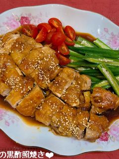 さっぱり♡鶏の黒酢照り焼き♪-レシピのメイン写真