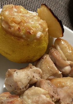 鶏もも肉の柚子釜ネギ味噌ソース-レシピのメイン写真