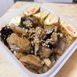鶏肉と秋野菜照り焼き&舞茸バターご飯弁当