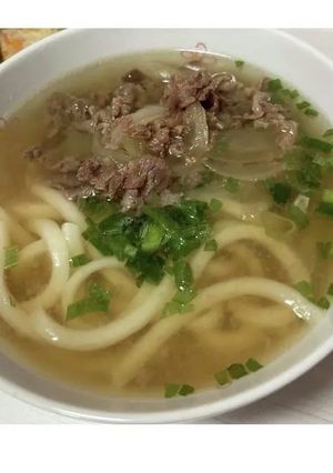 肉うどん-レシピのメイン写真