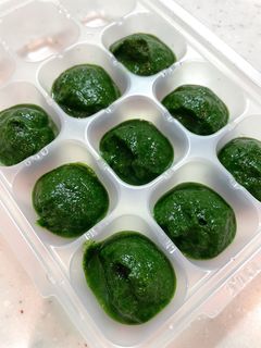 【補完食】ほうれん草ピューレ-レシピのメイン写真