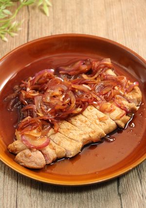 簡単！しょうが焼き　厚切り豚ロース-レシピのメイン写真