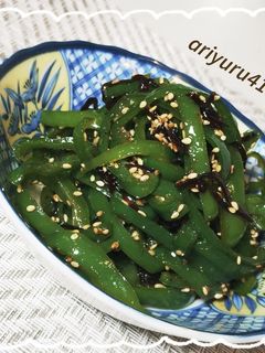 ピーマンの塩昆布和え-レシピのメイン写真