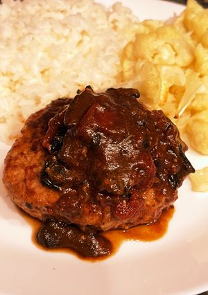 ハンバーグ-レシピのメイン写真