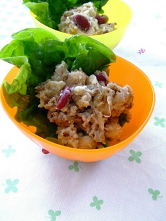 お豆と牛肉のポテトサラダ-レシピのメイン写真