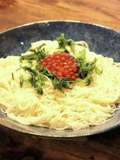 松茸の味お吸い物でキメるいくら素麺-レシピのメイン写真