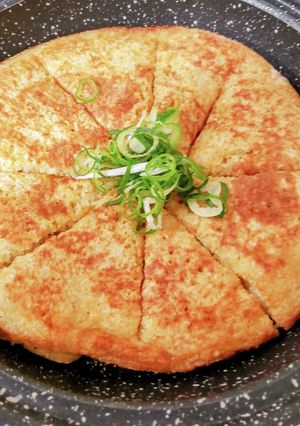ふわっふわっ♡山芋鉄板焼き~♪-レシピのメイン写真