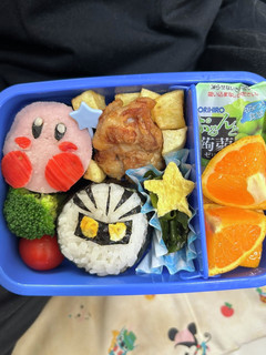 キャラ弁 カービィandメタナイト弁当-レシピのメイン写真