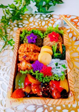 女子学生のお弁当(2023.10.17)-レシピのメイン写真