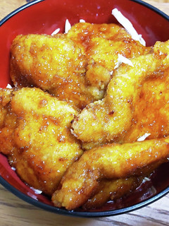 生姜焼き用豚肉で簡単ソースチーズカツ丼!-レシピのメイン写真