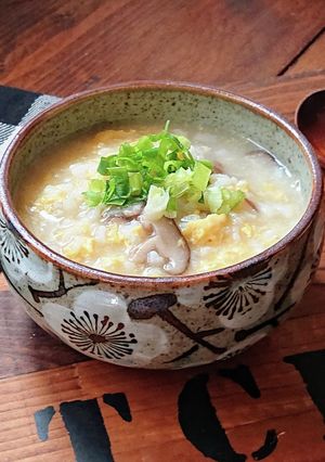 寒い日に♡ほっこり玉子粥-レシピのメイン写真