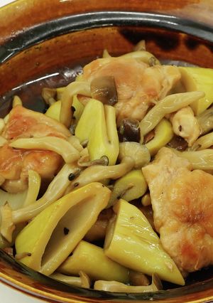 四方竹と鶏肉のオイスターソース炒め 減塩-レシピのメイン写真