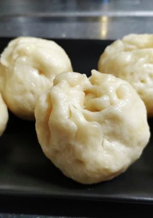 業務用スーパーの肉団子で簡単ミニ肉まん！-レシピのメイン写真