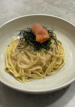 誰でも簡単！ズボラめんたいパスタ-レシピのメイン写真