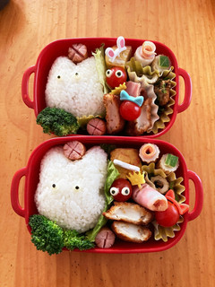 簡単!!小トトロ♡キャラ弁-レシピのメイン写真