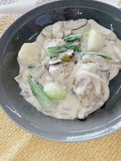 チキンの柚子胡椒クリーム煮-レシピのメイン写真