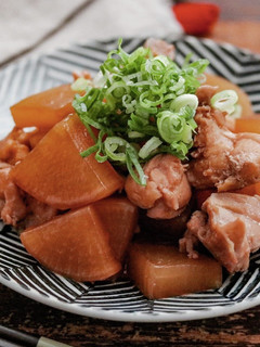 鶏大根のこってり煮♡-レシピのメイン写真