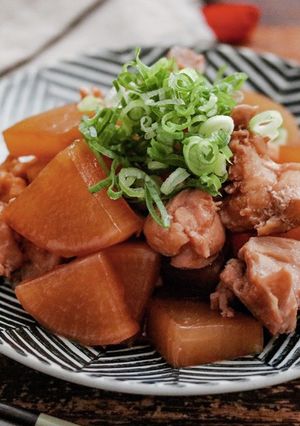 鶏大根のこってり煮♡-レシピのメイン写真