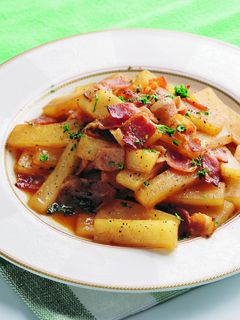 簡単あと一品に!大根とベーコンの醤油炒め-レシピのメイン写真